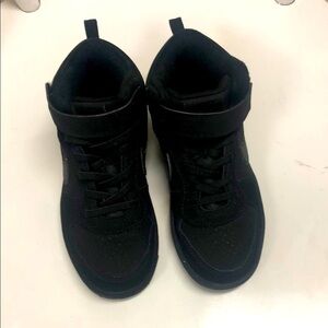 Kids Black High-Top Sneakers
